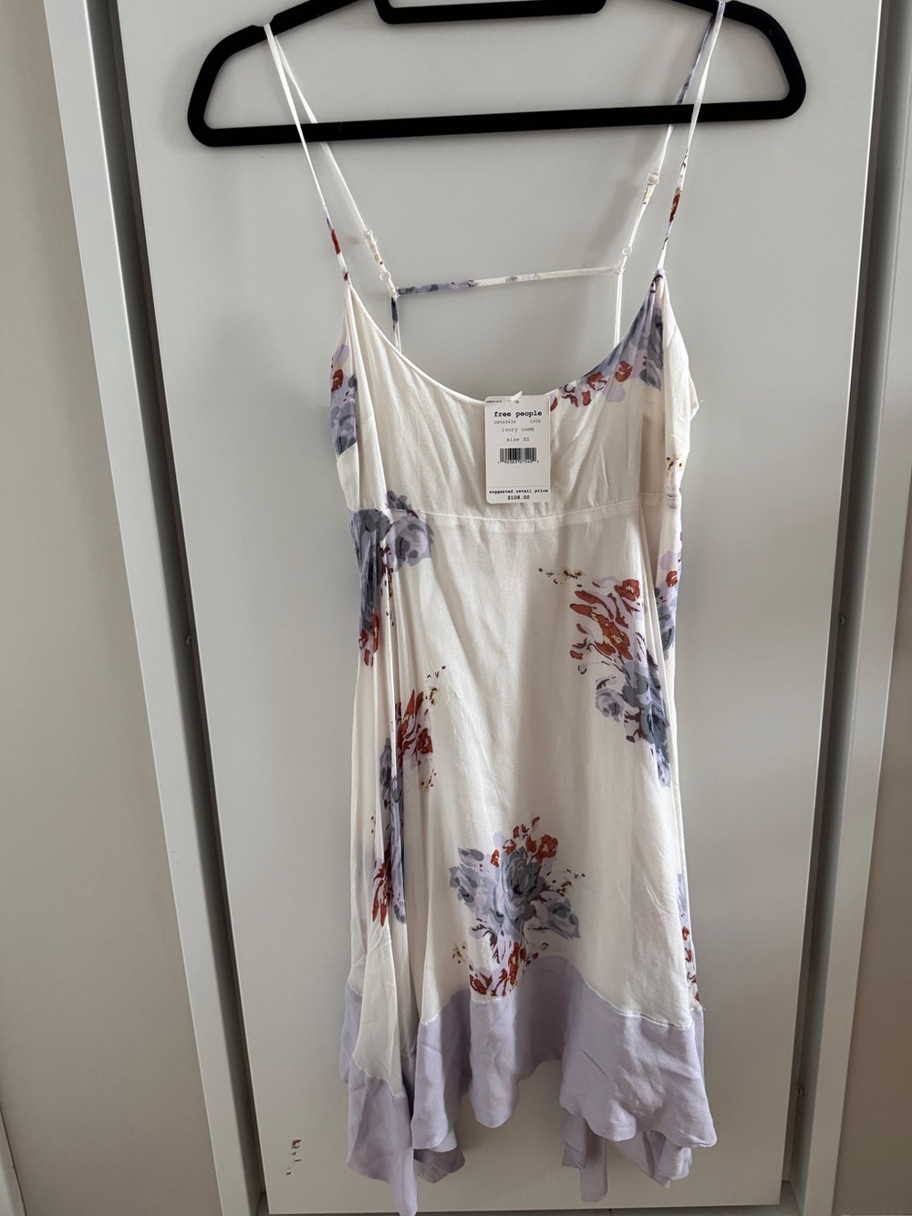 NEW w tags Free People little white sundress floral XS
